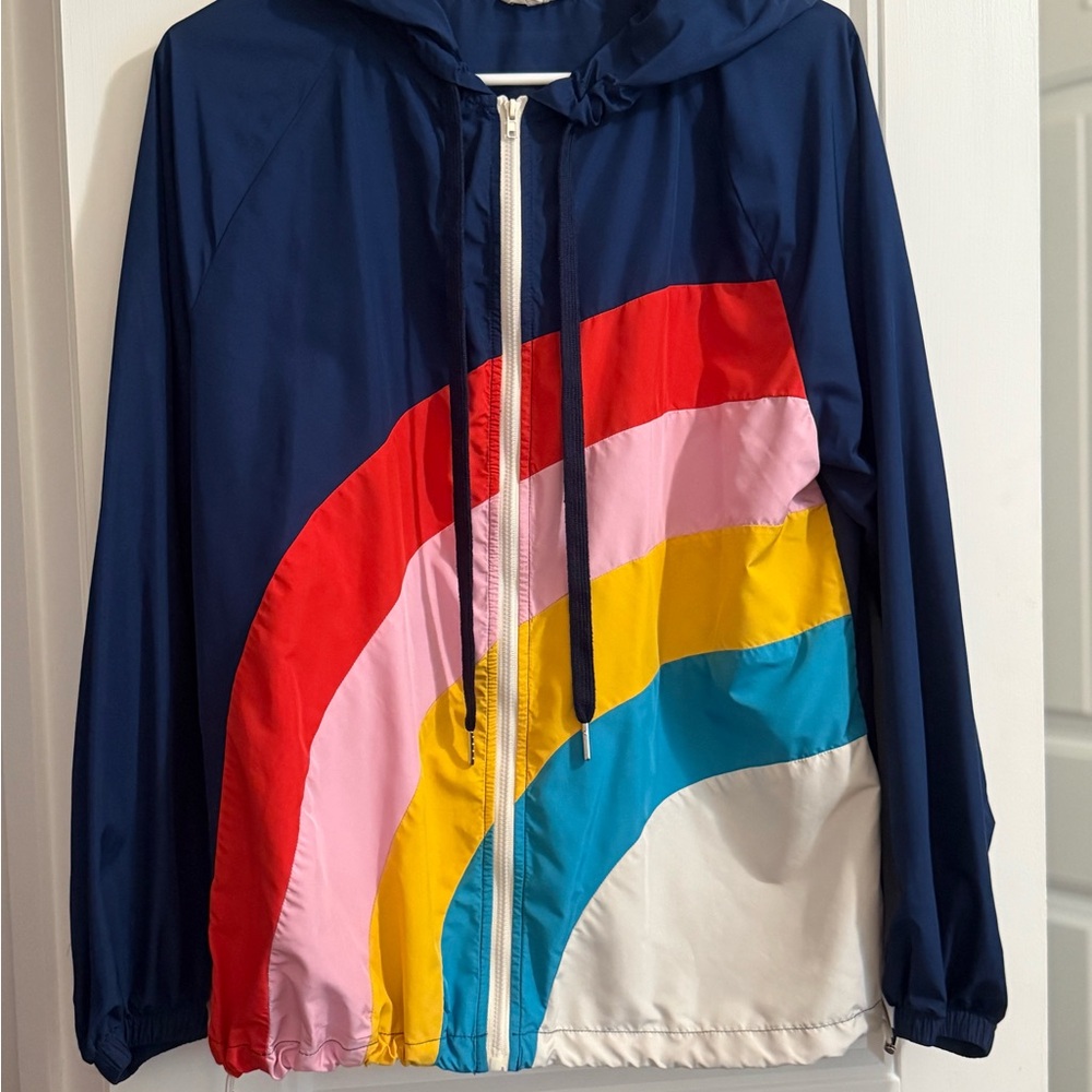 Main Strip Colorful Windbreaker Jacket
